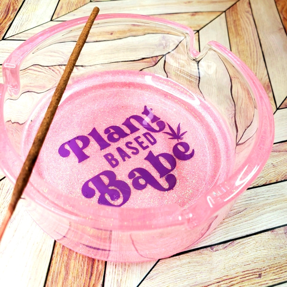 Cannabis Plant Based Babe Ashtray
